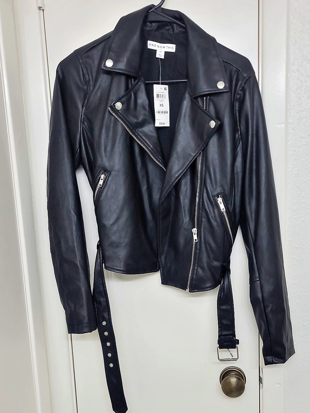 NWT!!! Faux Leather Black Jacket